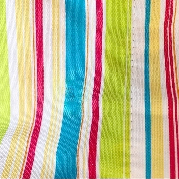 sonoma Cabana Stripe 3 Piece Canvas Bag Set NWOT - Picture 14 of 14